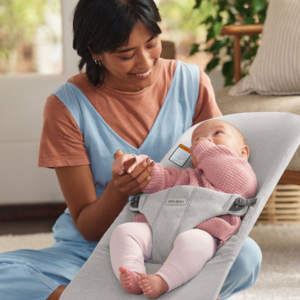 Ergonomic Baby Bouncer with Natural Rocking – Converts to Toddler Chair, Ages 0–2