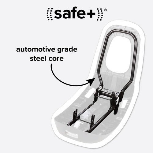 Infant Car Seat Base with Steel Anti-Rebound Bar, Top Tether & Load-Leg Stability - Image 5