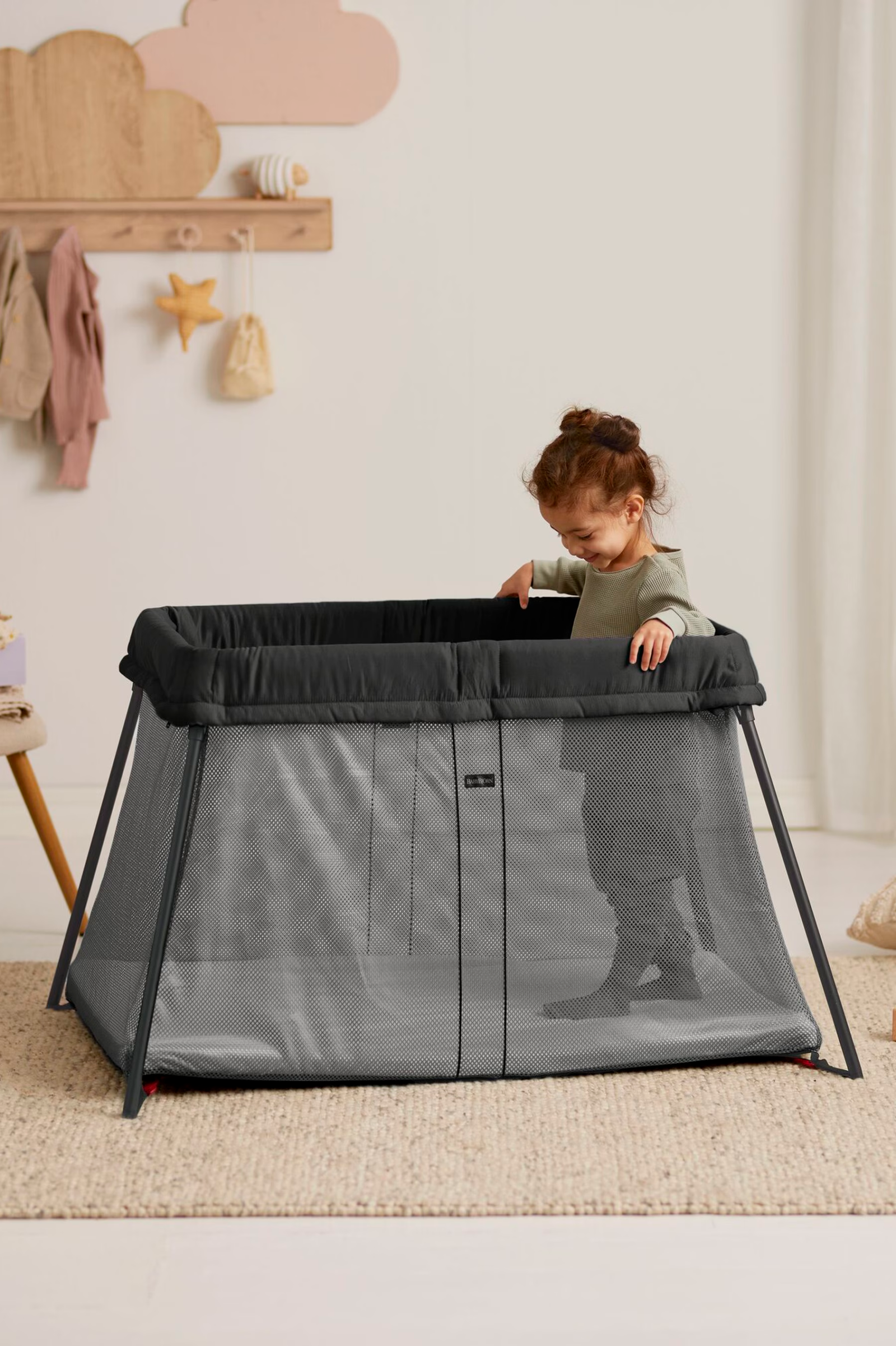 Portable Baby Crib for Travel – Lightweight, Sets Up in Seconds, Includes Mattress - Image 3
