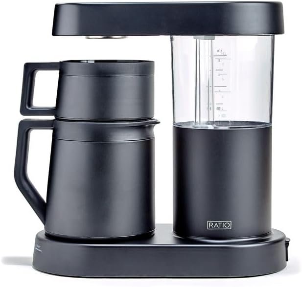 Simulated Pour-Over Coffee Maker – SCA Certified, One-Button Brewing, Thermal Carafe