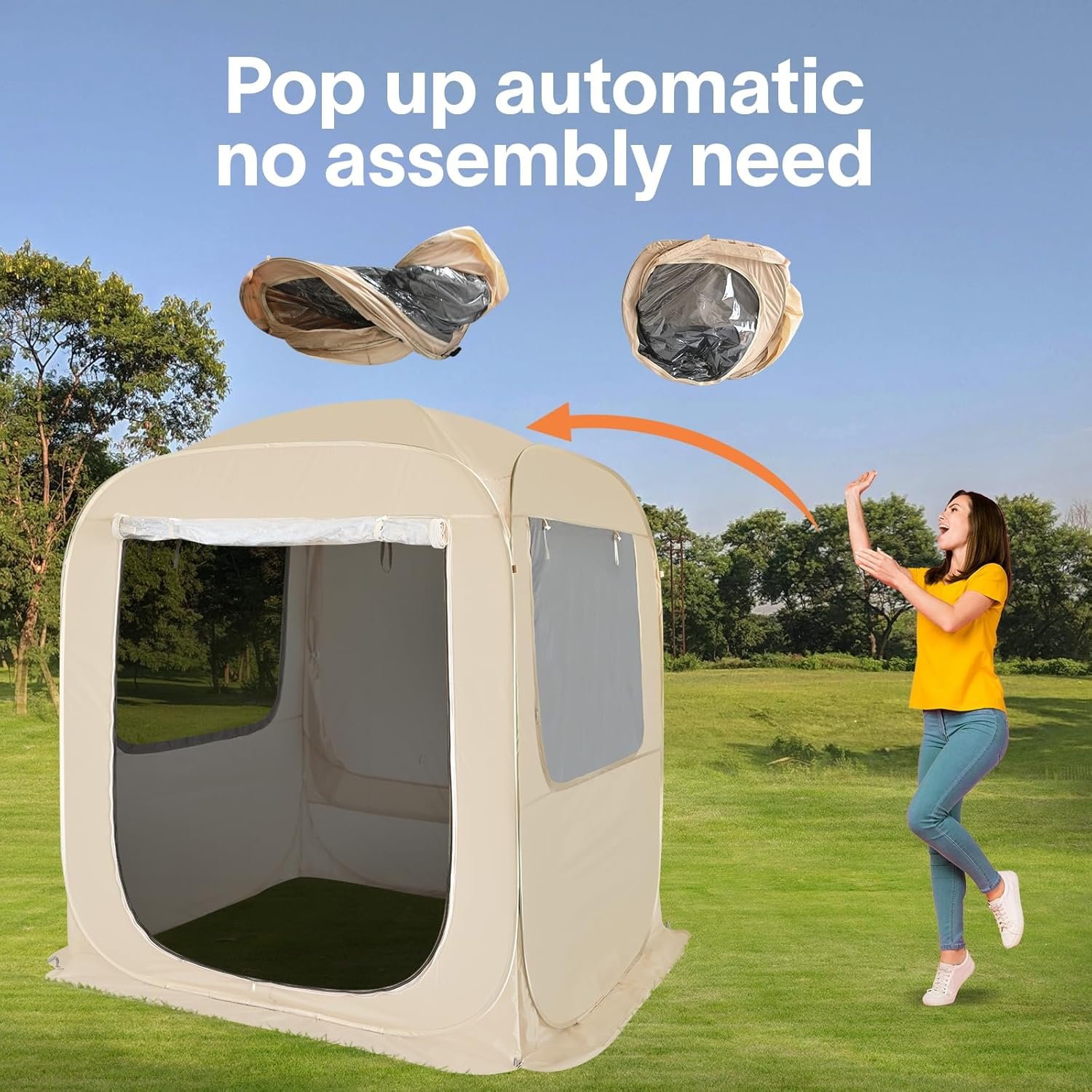 Instant Pop-Up SUV Tailgate Tent – Built-In Sunshade Awning, Waterproof, No Tools - Image 4