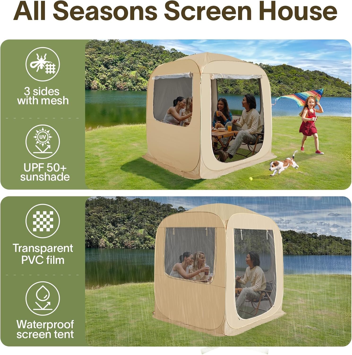 Instant Pop-Up SUV Tailgate Tent – Built-In Sunshade Awning, Waterproof, No Tools - Image 5