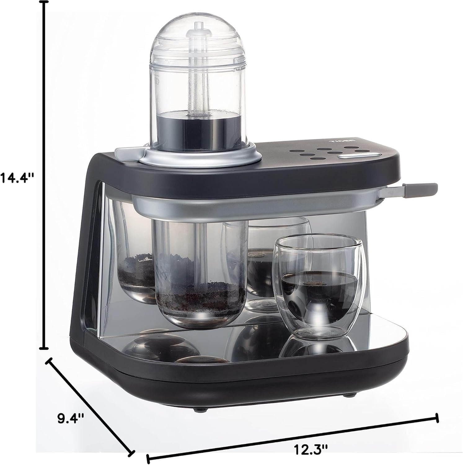 Automated Siphon Coffee Maker – Vacuum & Steam Brewing, 9 Flavor Settings, 3-Minute Brew