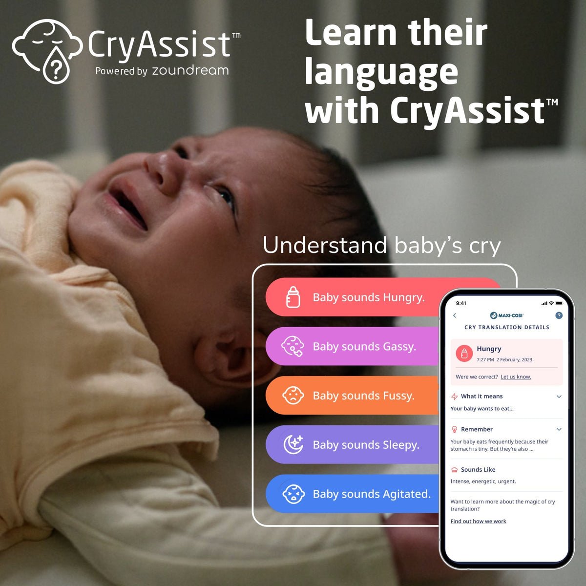 360° AI Baby Monitor with Cry-Interpretation Feature - Image 2