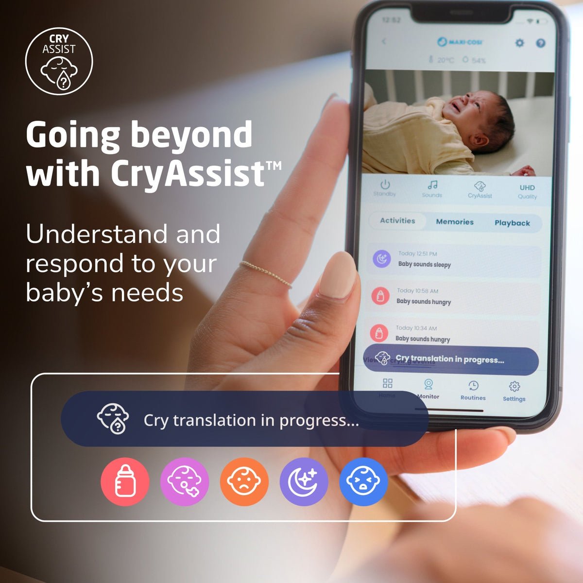 360° AI Baby Monitor with Cry-Interpretation Feature - Image 3