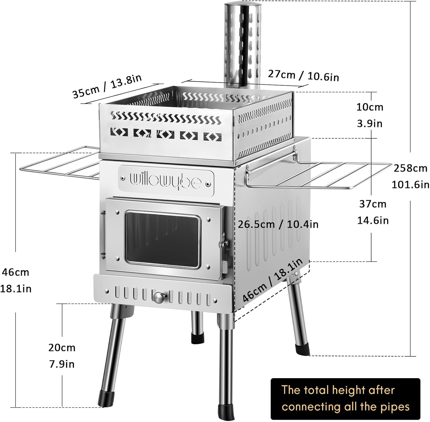 Portable Outdoor Wood-Fired Sauna Set – 4-Person Tent & Stove, 3-Minute Setup - Image 4