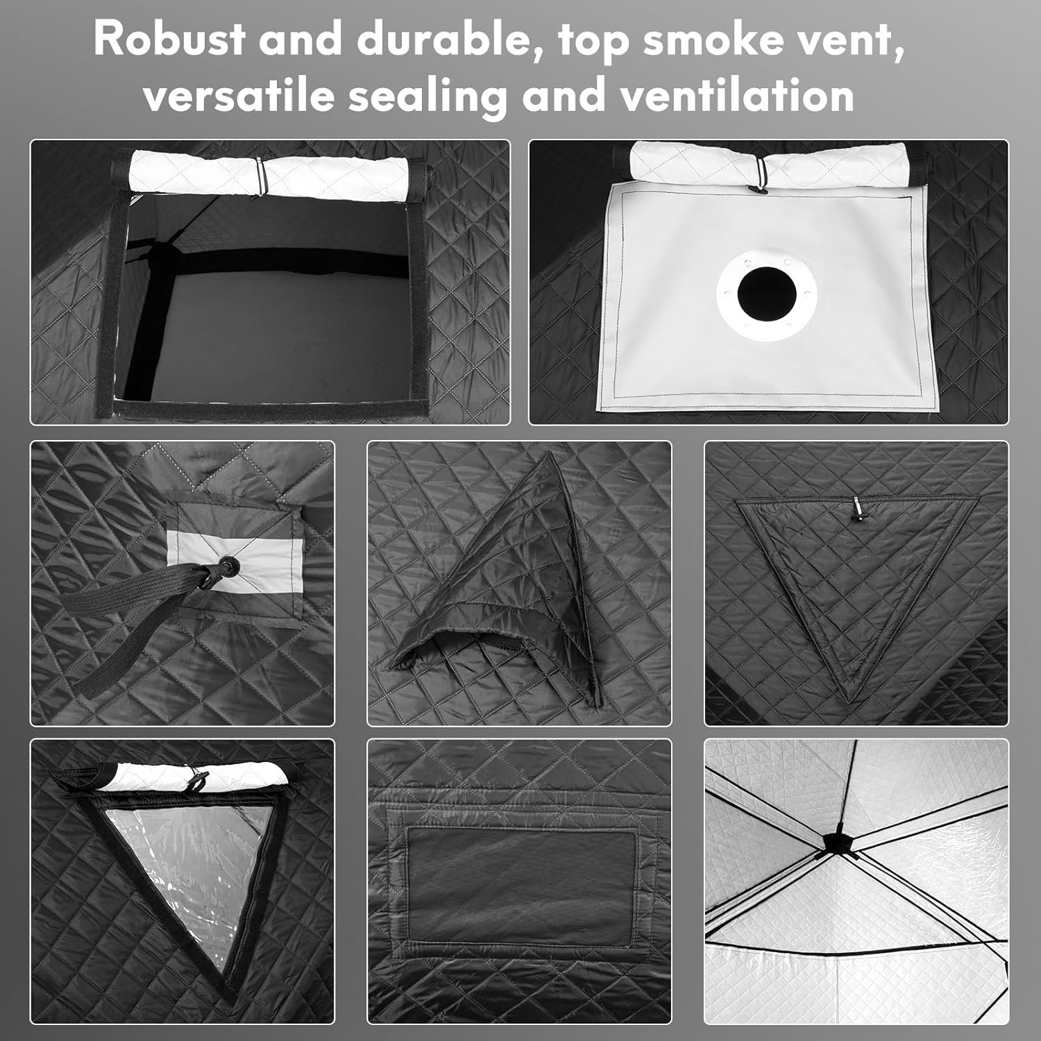 Portable Outdoor Wood-Fired Sauna Set – 4-Person Tent & Stove, 3-Minute Setup - Image 9