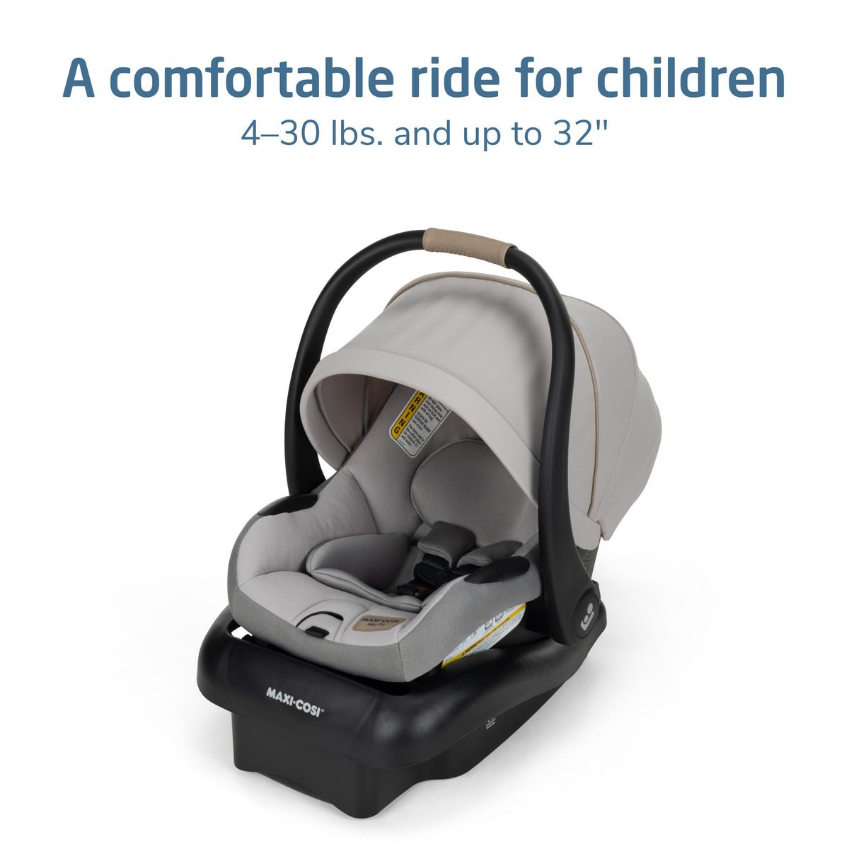 Lightweight Infant Car Seat with 1-Hand Release & Stay-In-Car Base - Image 4