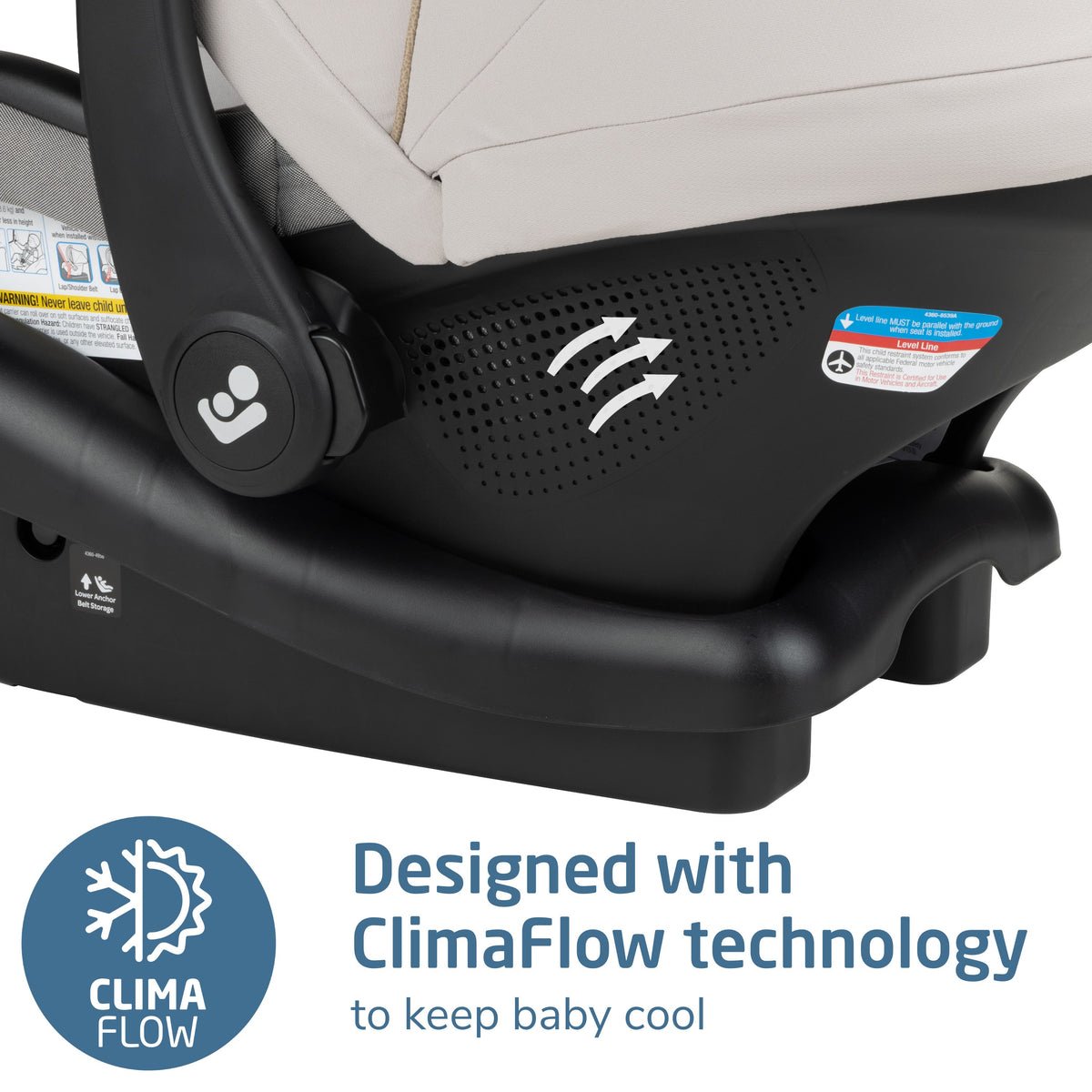 Lightweight Infant Car Seat with 1-Hand Release & Stay-In-Car Base - Image 9