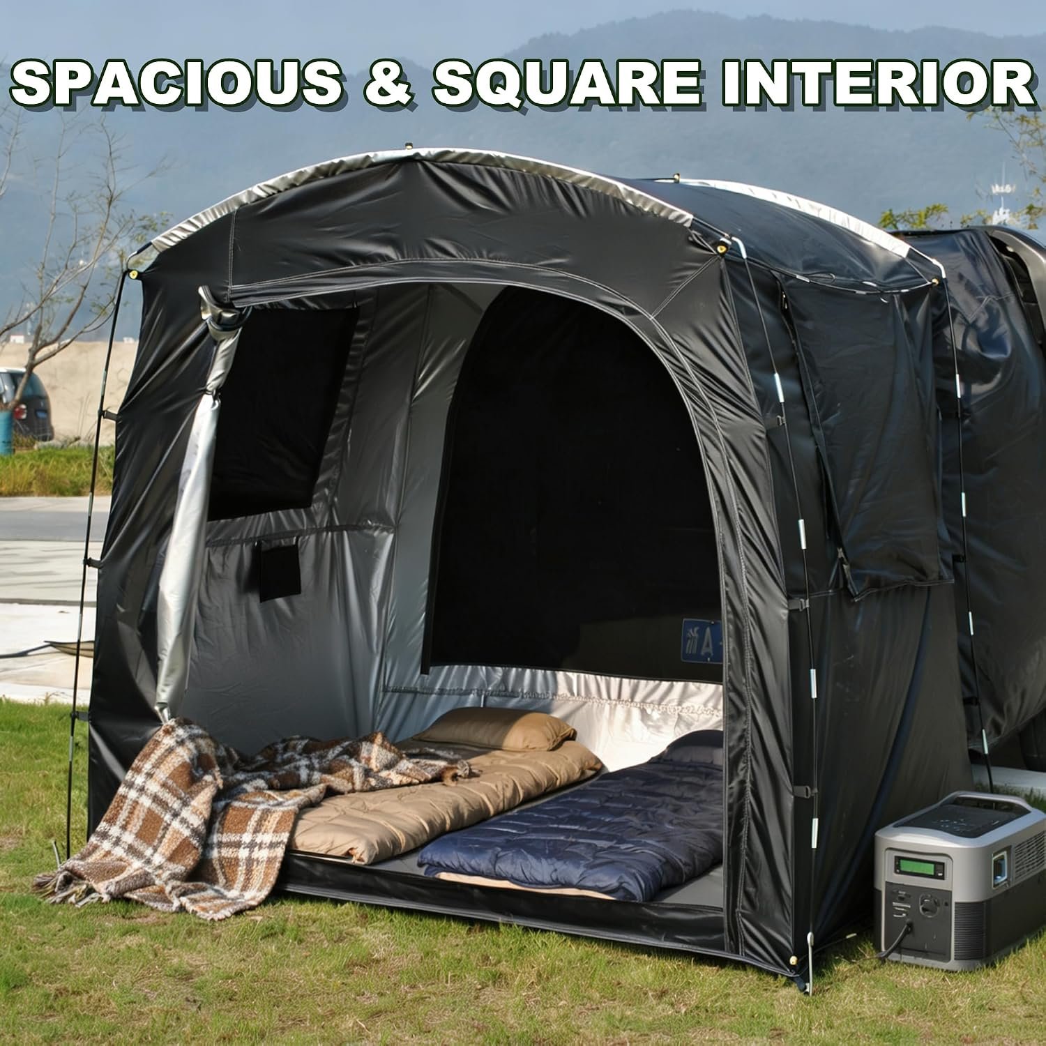 Universal Fit Car Camping Tent – Easy Setup, Standing Height - Image 5