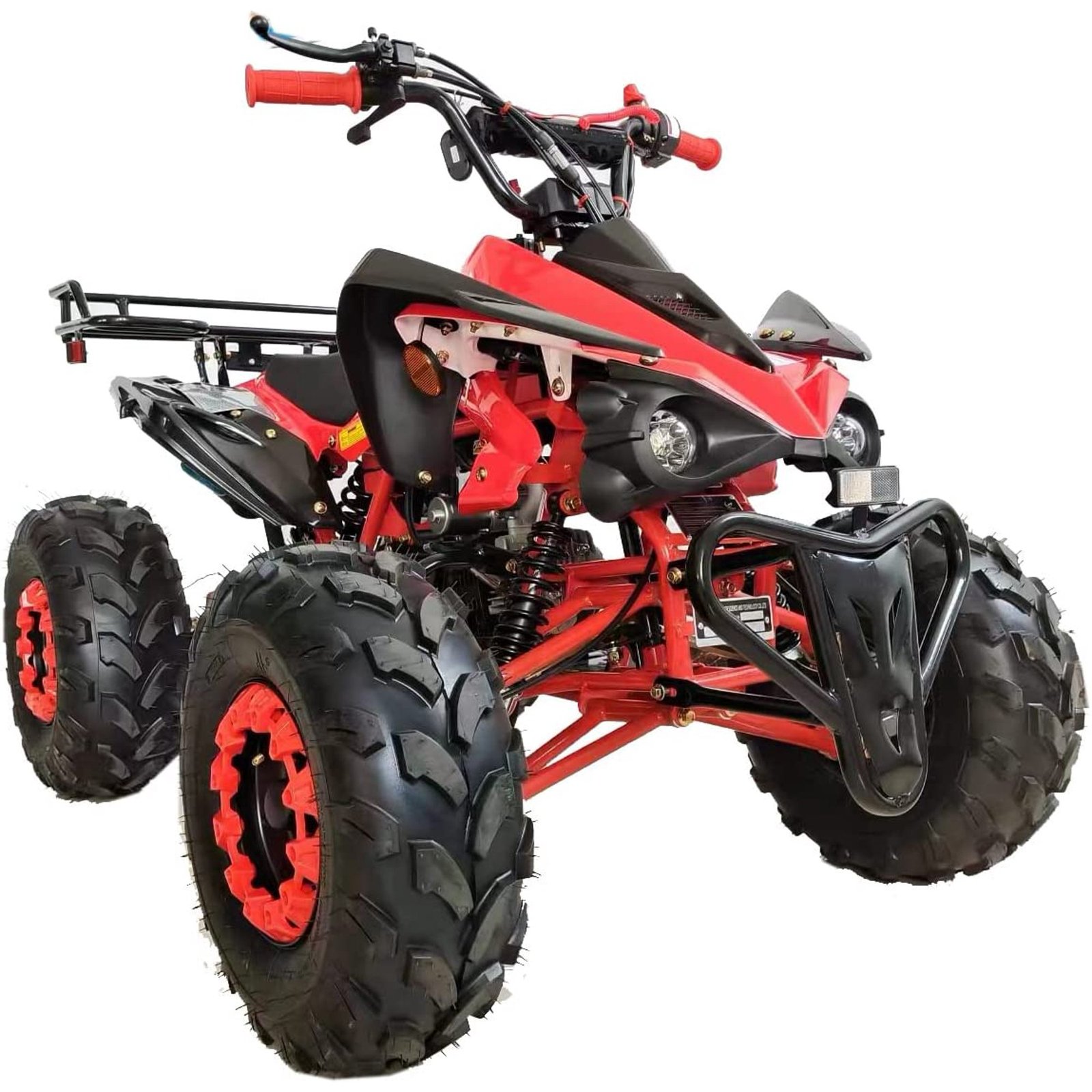 125cc ATV with Automatic Transmission Reverse LED Headlights Big 19"/18" Tires - Image 2