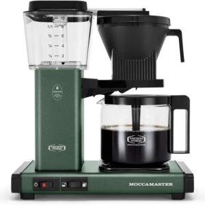 Copper-Element Drip Coffee Maker – Dual Golden Cup Certified, Half/Full Carafe Selector