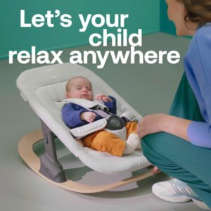 Adjustable Wooden High Chair – 5-in-1 Growth System, 6 Months to Adult