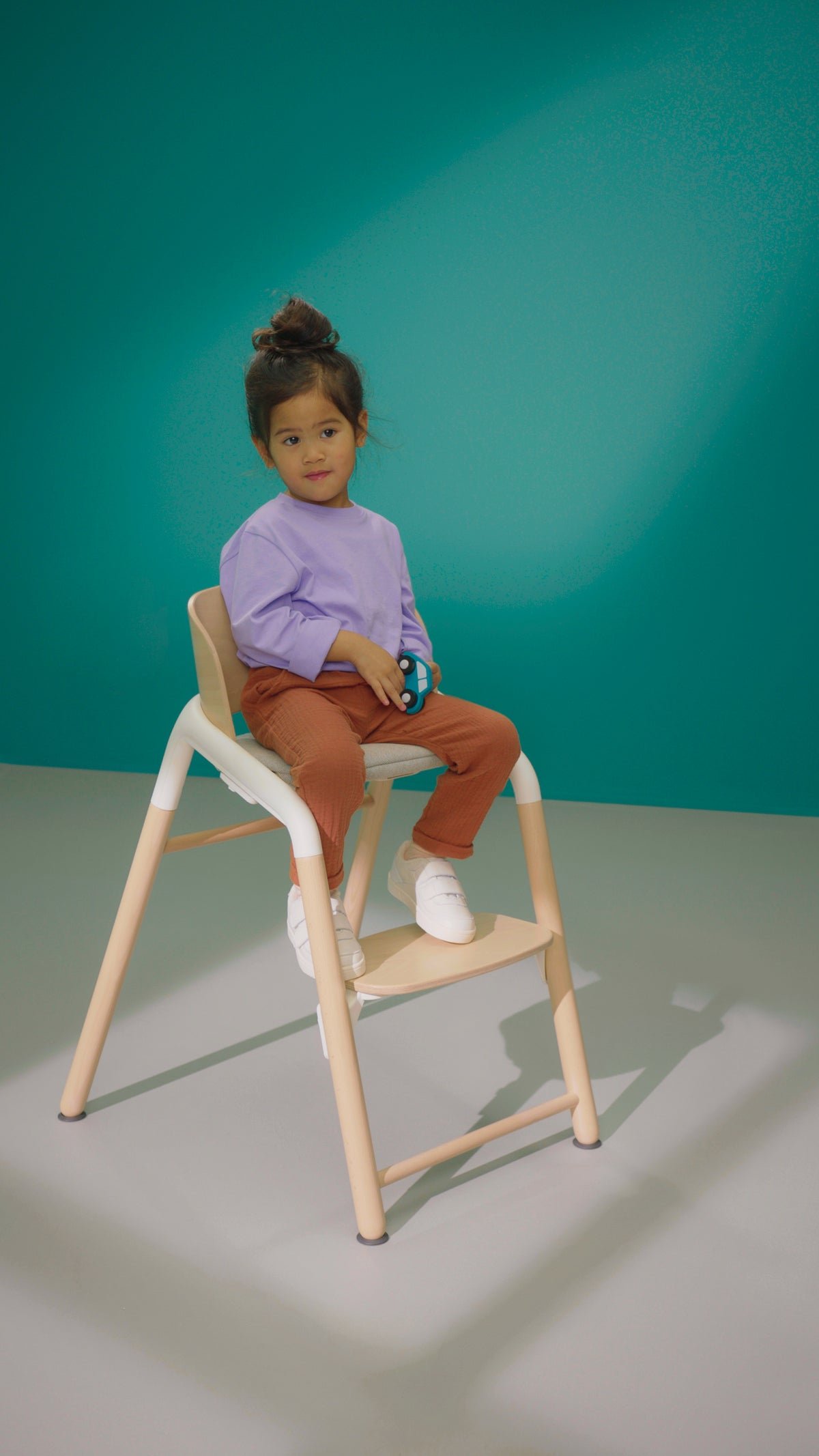 Adjustable Wooden High Chair – 5-in-1 Growth System, 6 Months to Adult - Image 5